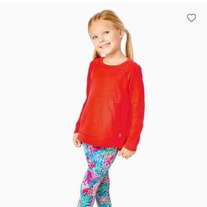 Lilly Pulitzer Girls Luxletic Mini Beach Comber Sweatshirt ❤️